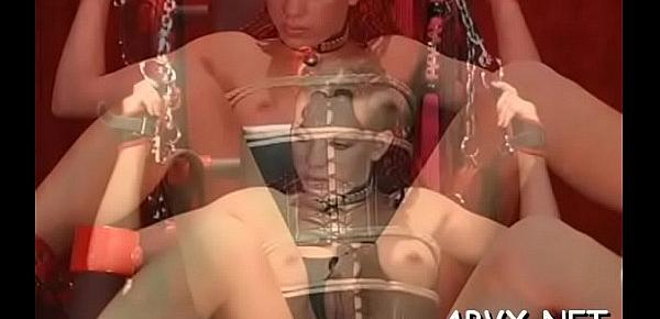  Nude chick inserts a sex-toy in her tight pussy